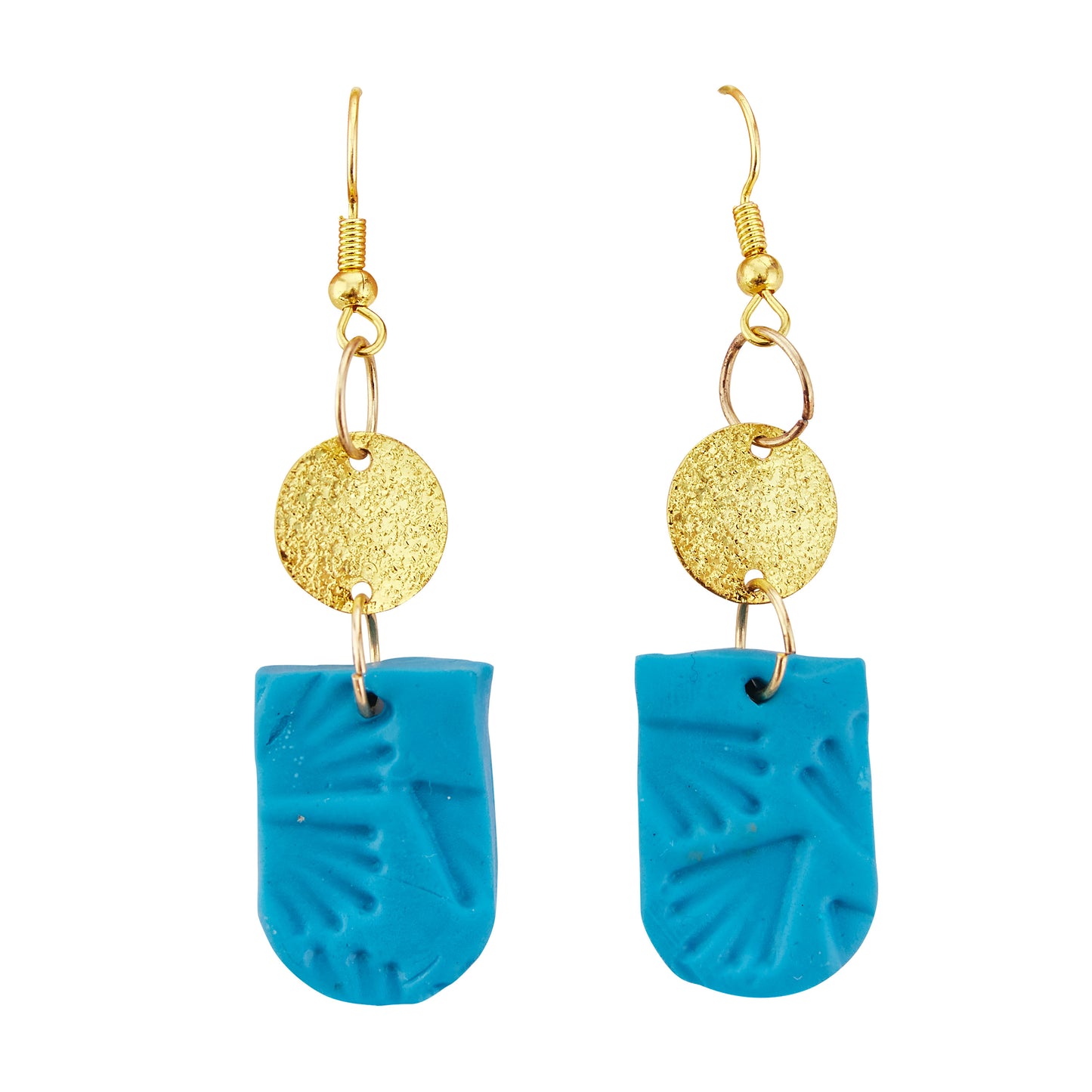Textured Clay Earrings