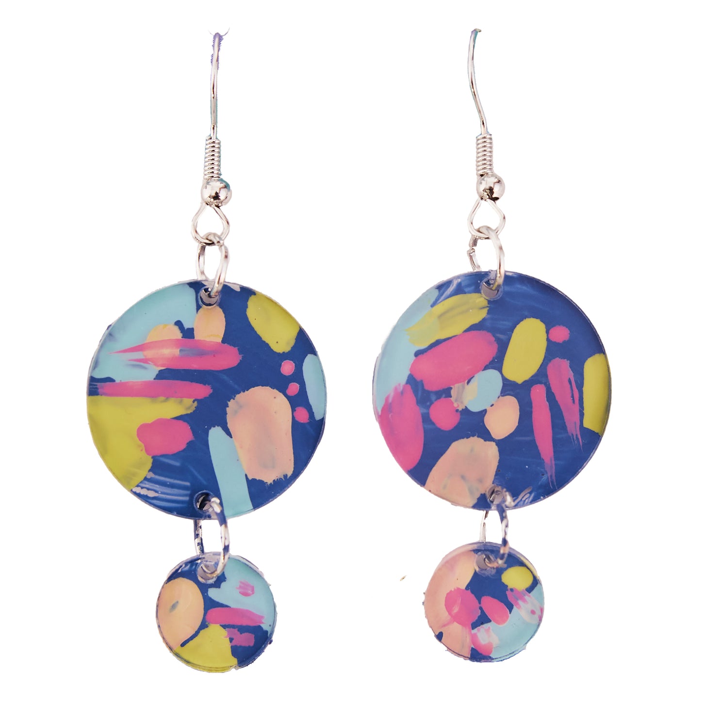 Painted Acrylic Earrings