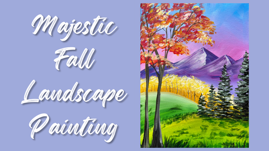 Majestic Fall Landscape Painting