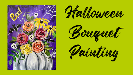 Halloween Bouquet Painting