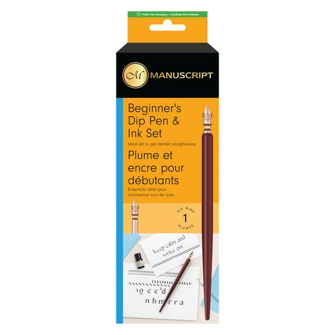 Manuscript Beginner's  Dip Pen & Ink Set