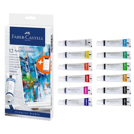 Liquid Acrylic Paint Set - 12ct