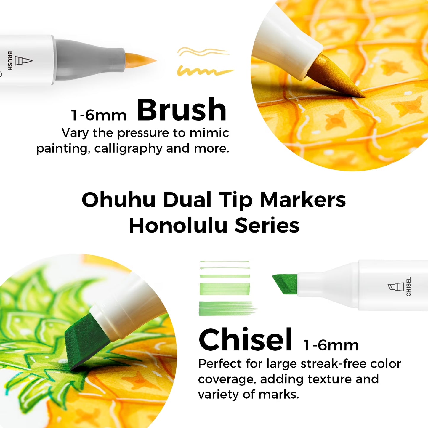 Ohuhu Honolulu Marker Sets