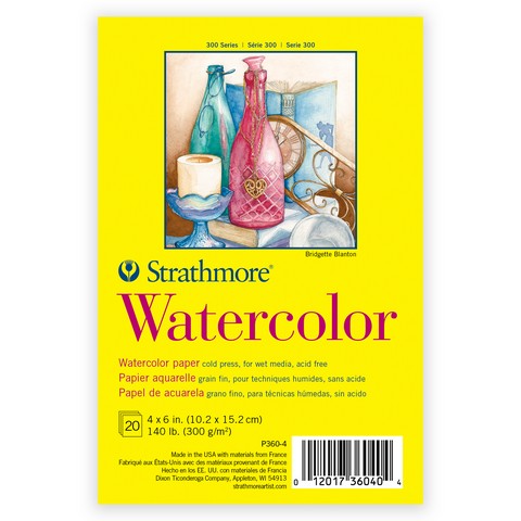 Watercolor Cold Press Tape 140Lb 20 Sheets 4X6