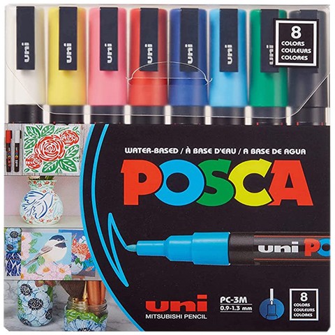 POSCA PC-3M Acrylic Paint Marker Sets