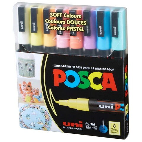 POSCA PC-3M Acrylic Paint Marker Sets