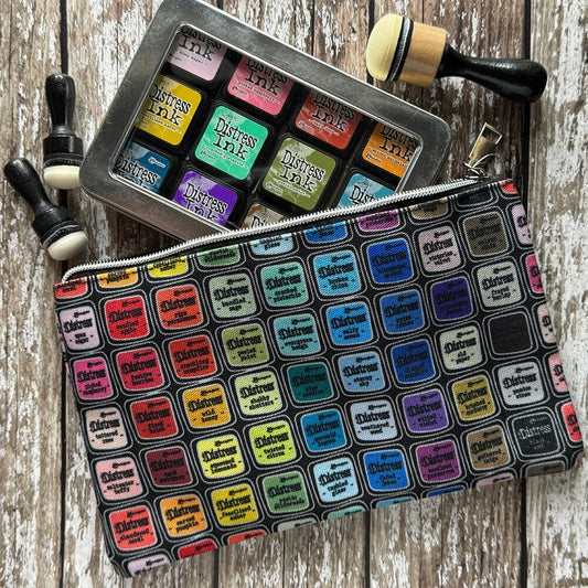 Tim Holtz Distress Zipper Bag