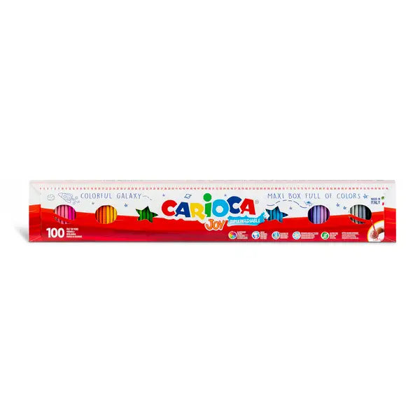 Carioca Joy Superwashable Felt Tip Pens 100Pc Set