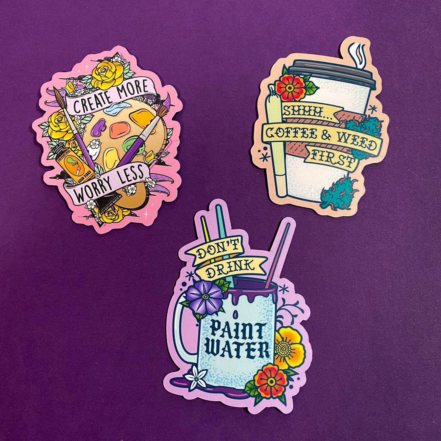 Don't Drink the Paint Water Magnet | Artist Accessory