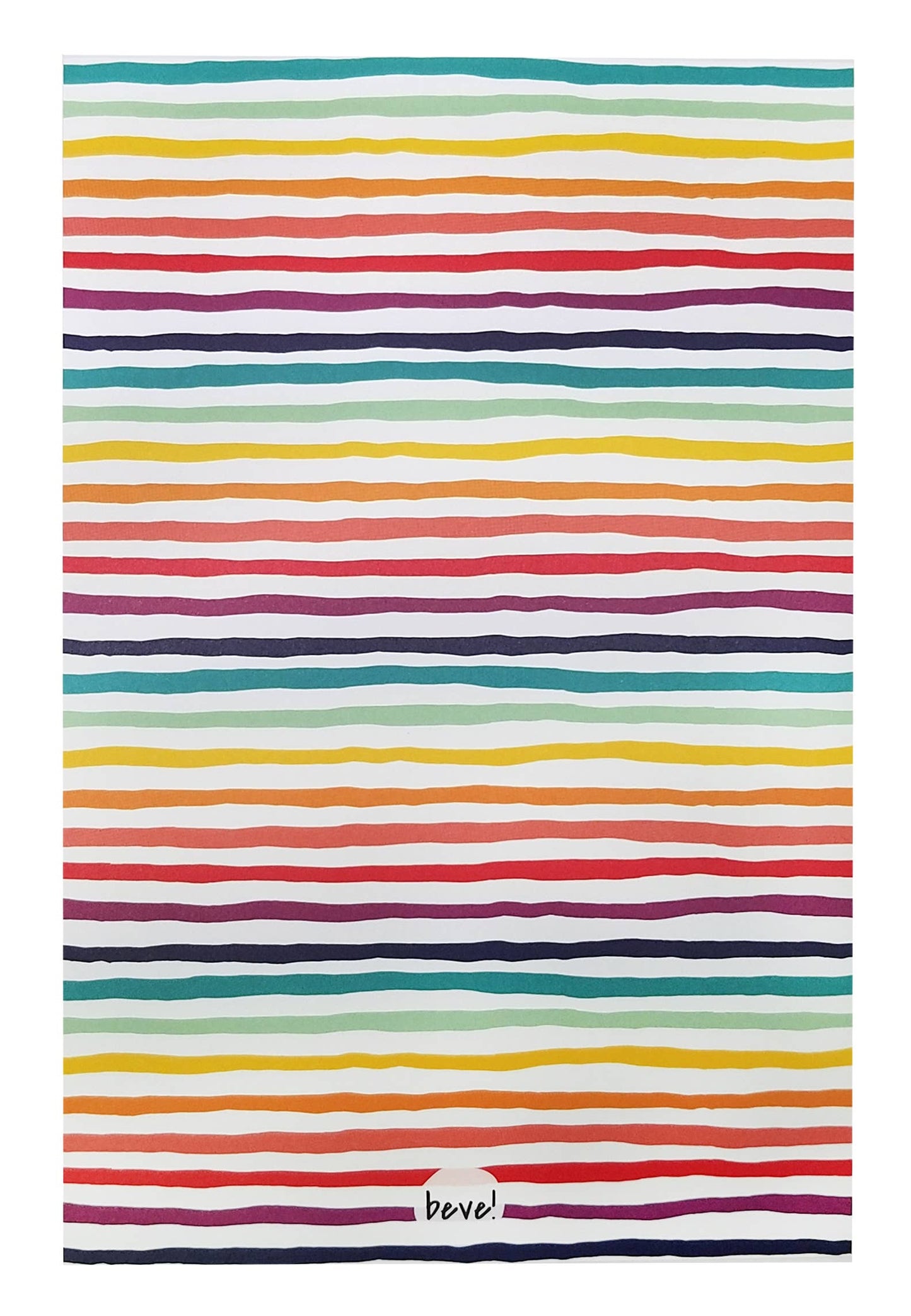 Rainbow Stripe Letter Writing Stationery Set