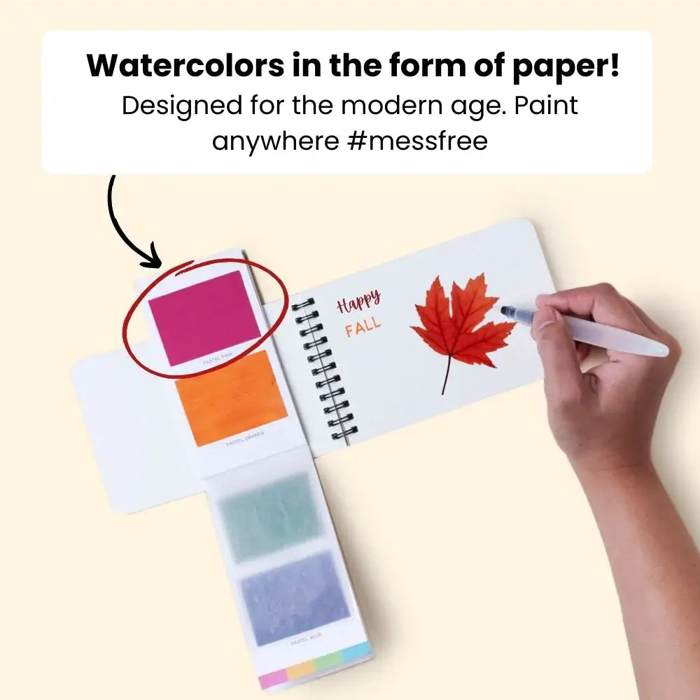 Autumn/Fall Colorsheets - 16 Watercolors | Vegan | Handmade