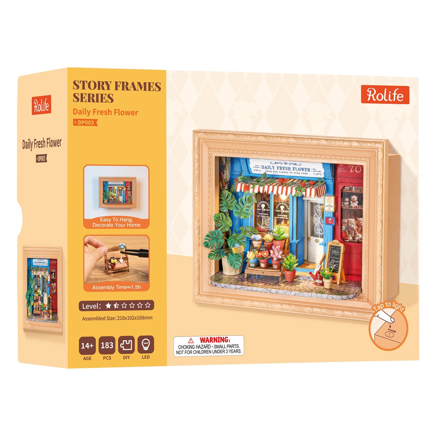 DP003 Rolife Daily Fresh Flower miniature house