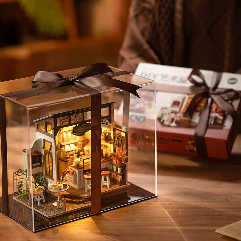 DG162 Slow Life Café Rolife DIY Miniature House Craft Dollhouse