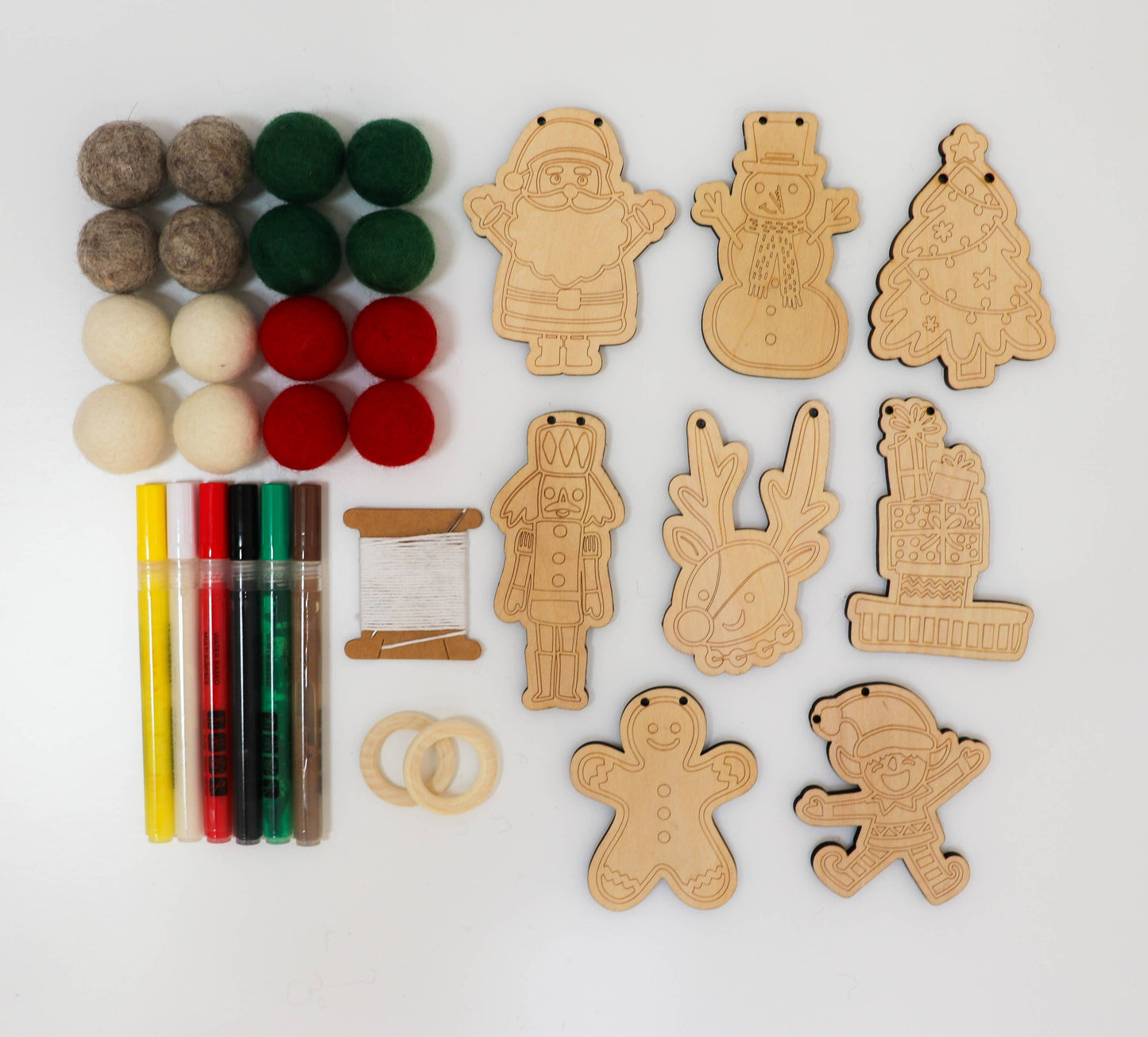 DIY Holiday Craft Kit - Christmas Spirit Garland