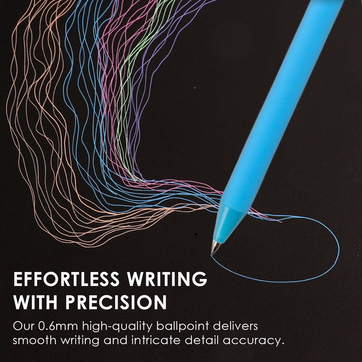 Retractable Colorflow Acrylic Gel Pen Set of 12