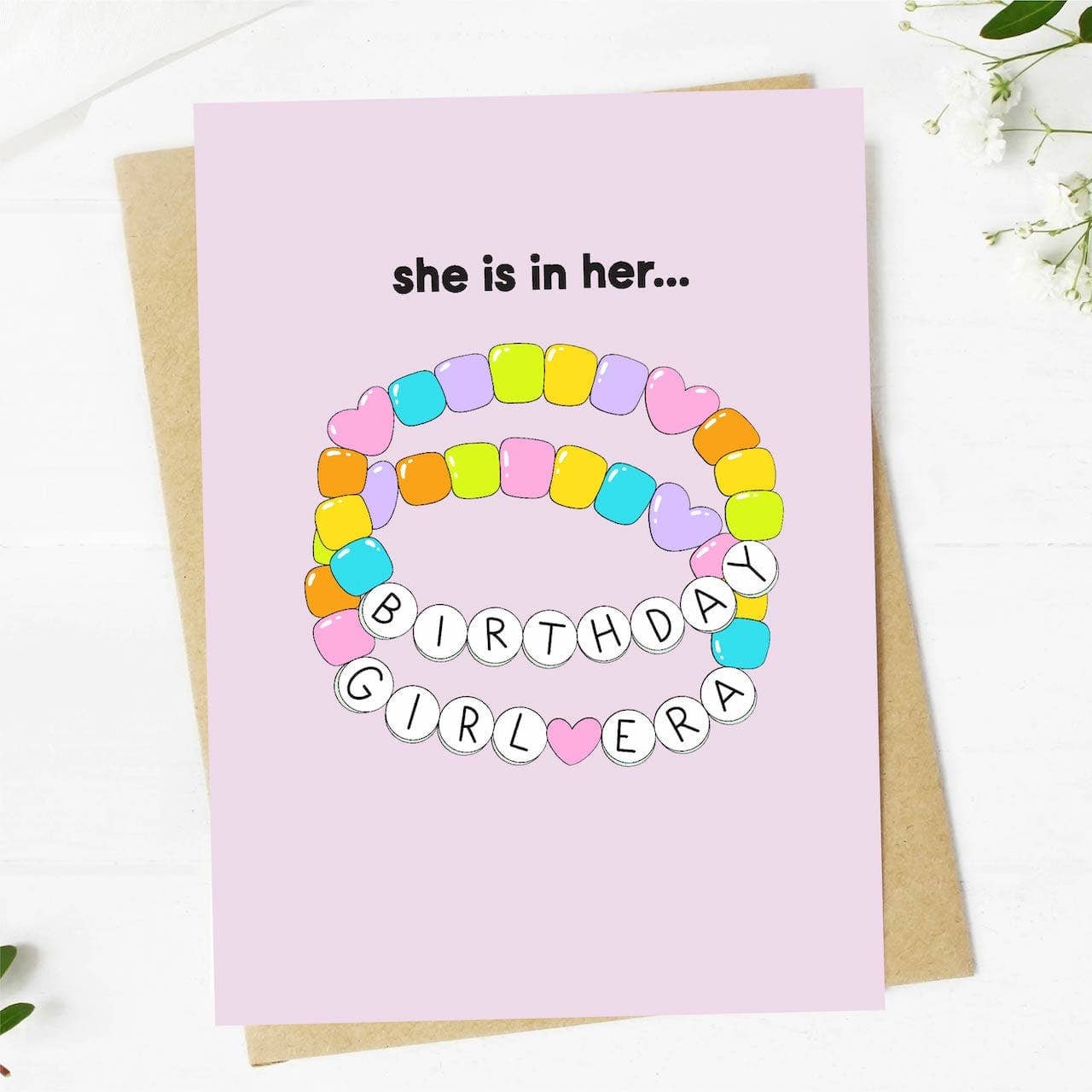 "she is in her birthday girl era" Birthday Card