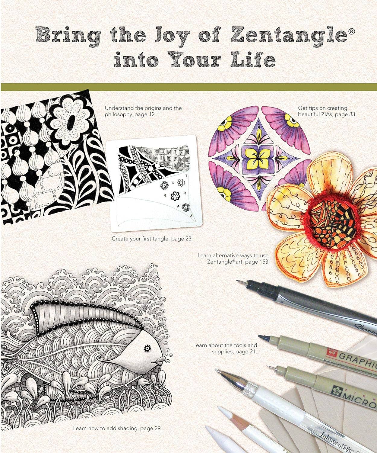 Joy of Zentangle - Drawing Your Way to Increased Creativity
