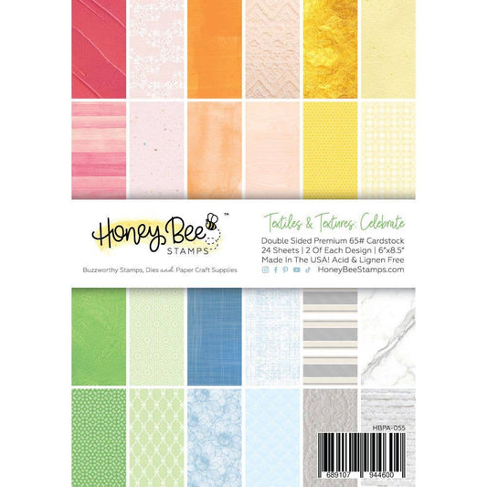 Textiles & Texture: Celebrate Paper Pad 6x8.5 - 24 Double-Sided Sheets RETIRING