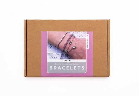 Beaded Bracelets Kit - Silver