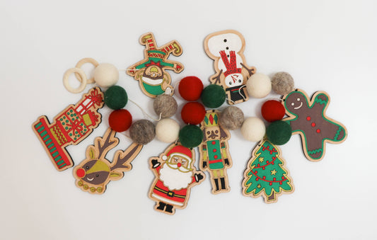 DIY Holiday Craft Kit - Christmas Spirit Garland