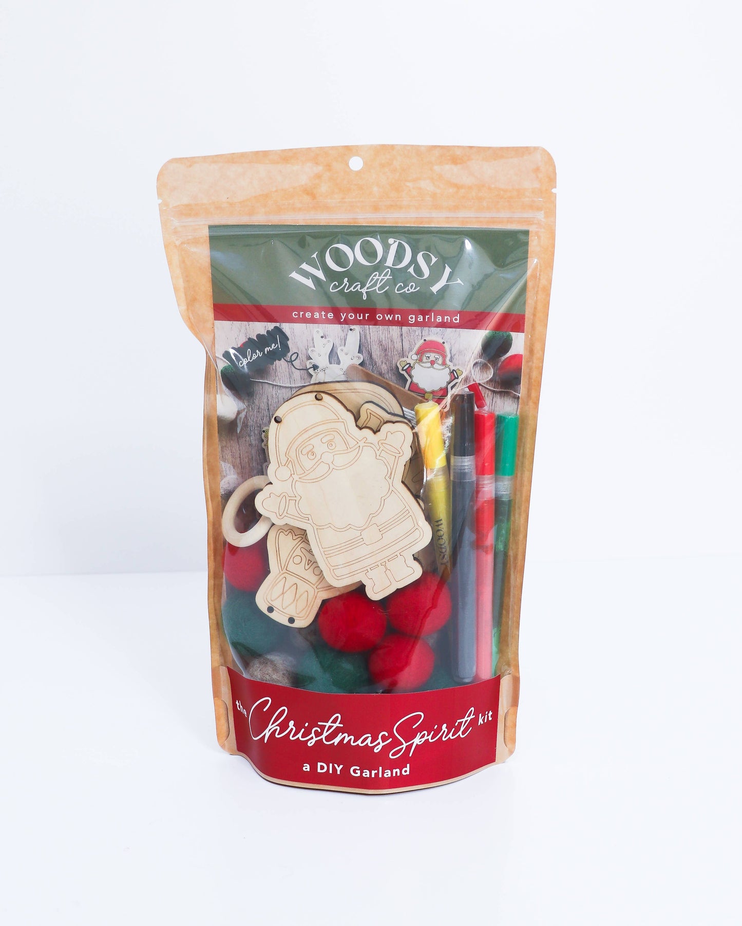 DIY Holiday Craft Kit - Christmas Spirit Garland