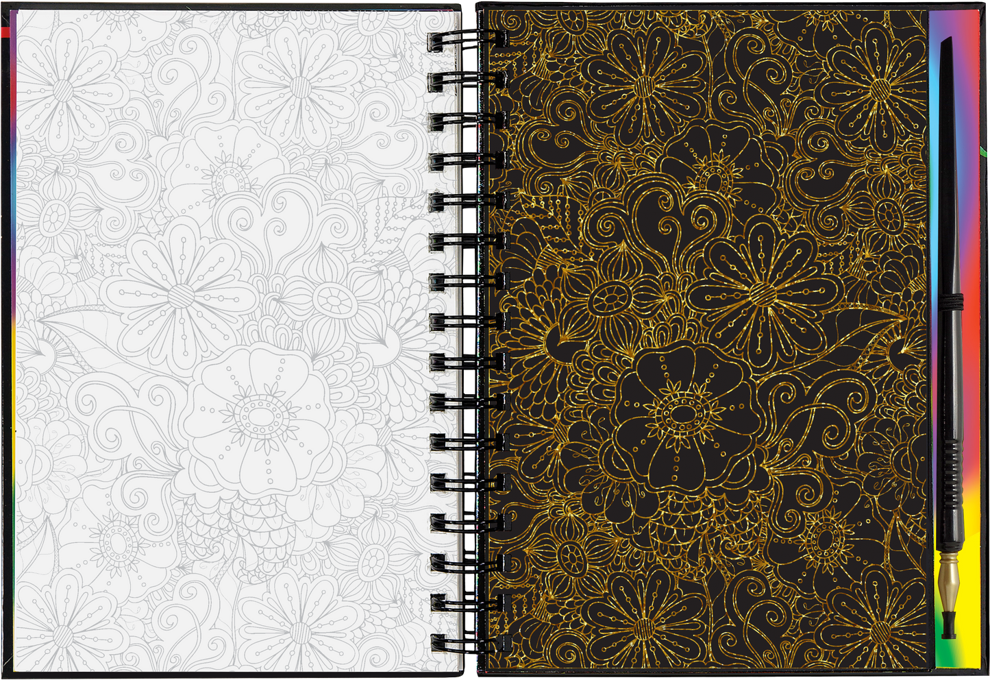 Extreme! Flowers Scratch and Sketch