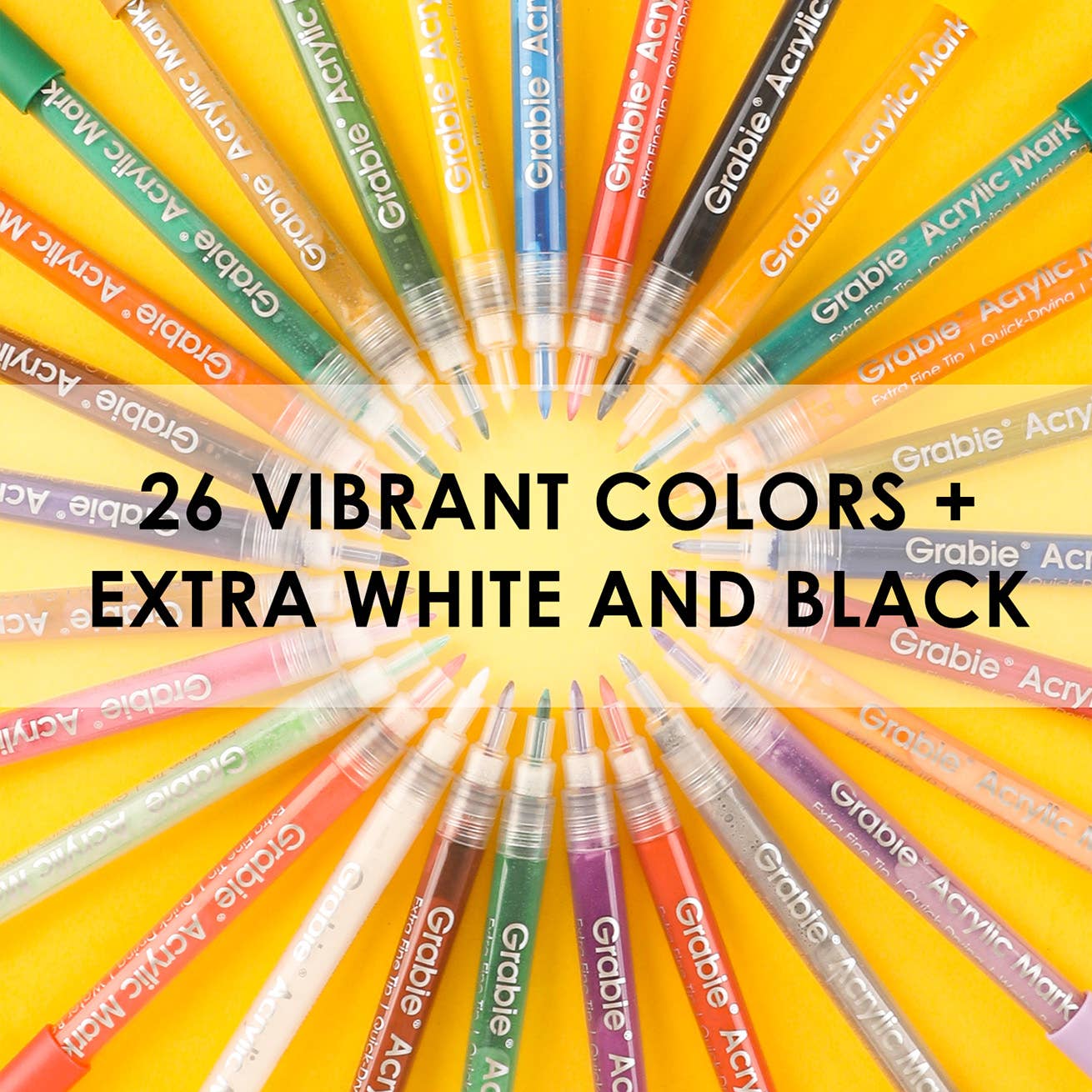 Extra Fine Tip Acrylic Paint Marker Set of 28