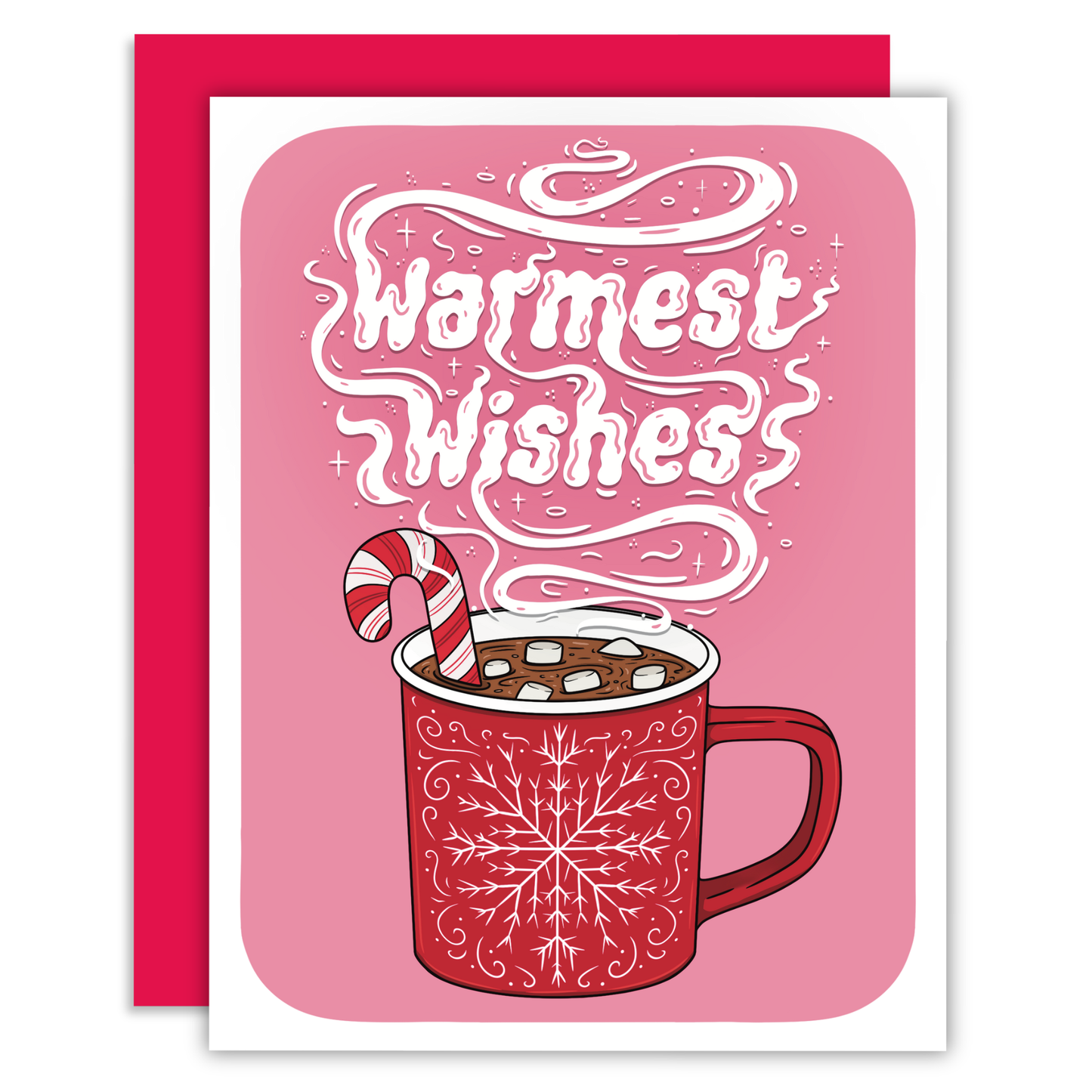 Warmest Wishes Hot Cocoa Greeting Card