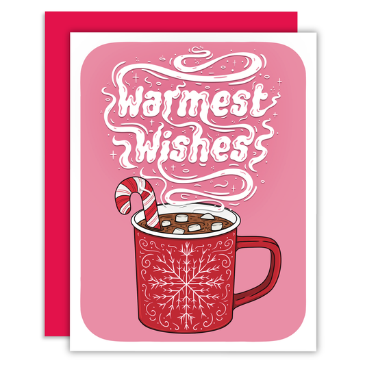 Warmest Wishes Hot Cocoa Greeting Card