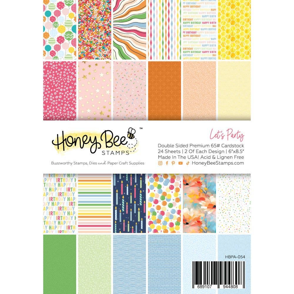 Let's Party Paper Pad 6x8.5 - 24 Double-Sided Sheets