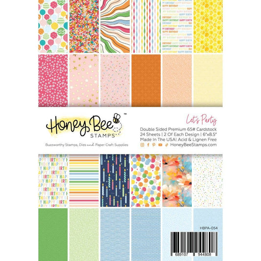 Let's Party Paper Pad 6x8.5 - 24 Double-Sided Sheets