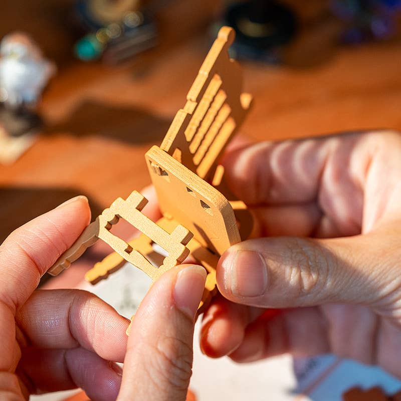 DG166 Rolife The Magic Study DIY Miniature House
