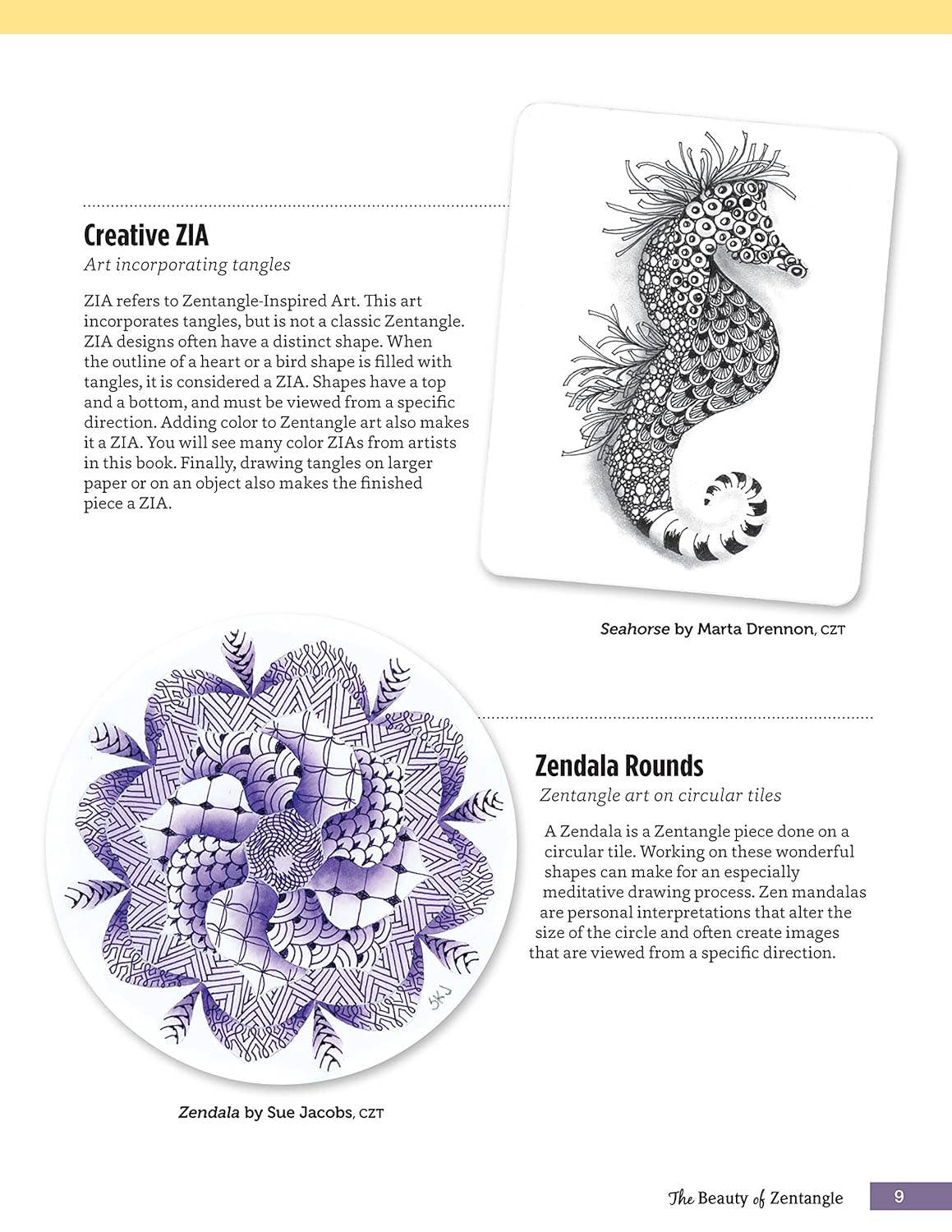The Beauty of Zentangle - Examples from 137 Tangle Artists
