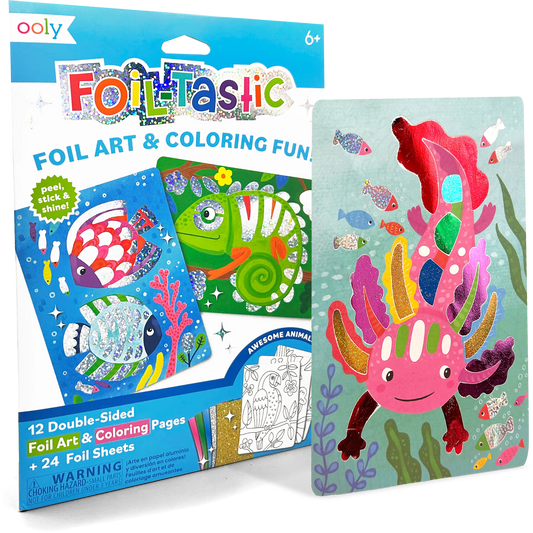 Foil-tastic Foil Art & Coloring Set - Awesome Animals