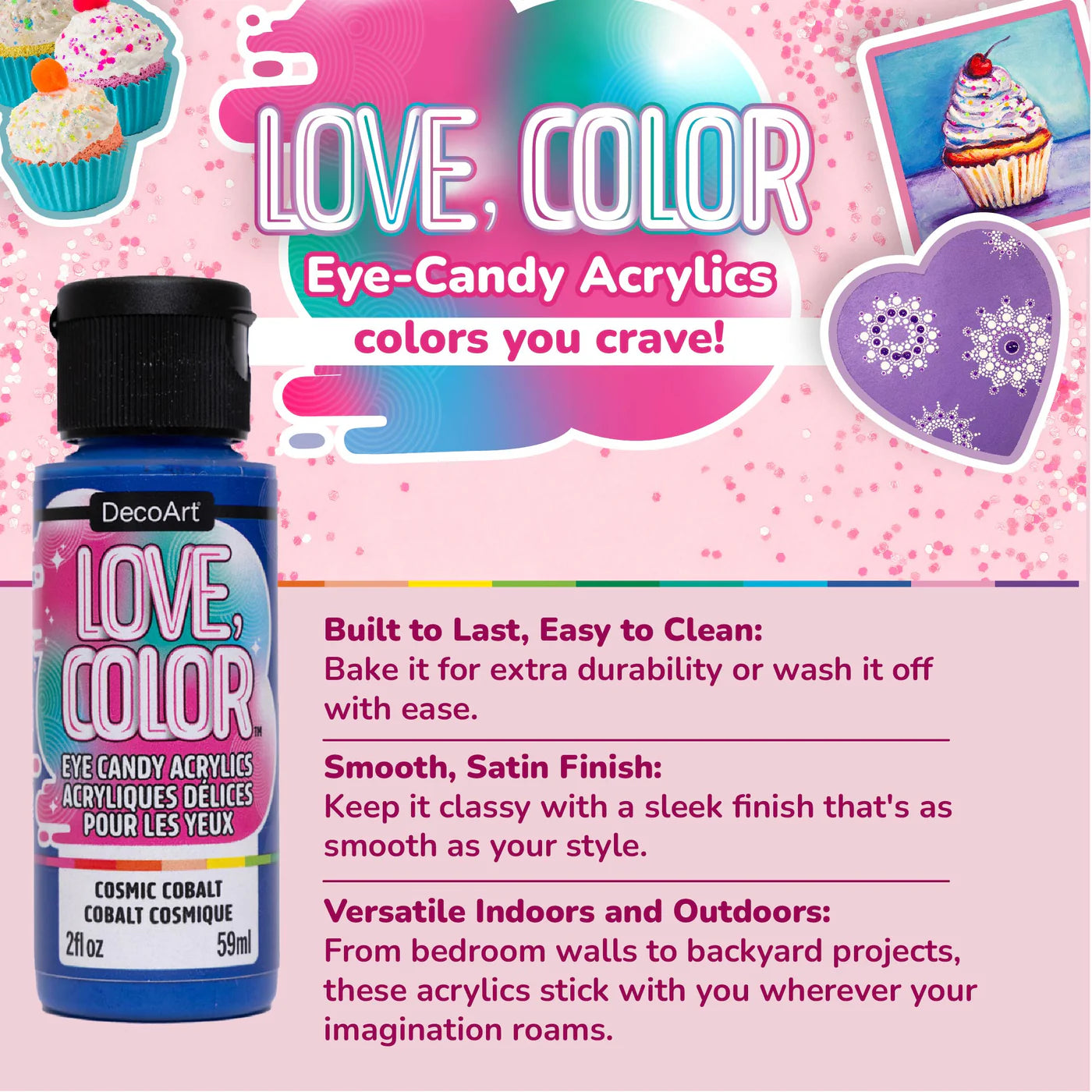 DecoArt Love Color Eye Candy Acrylic