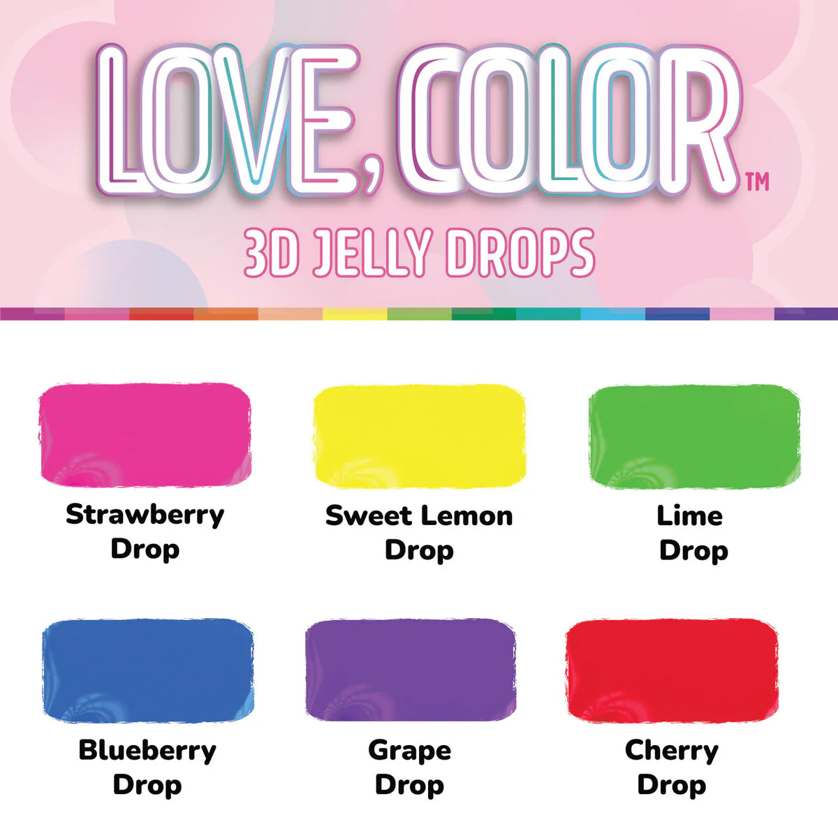 DecoArt Love Color 3D Jelly Drops