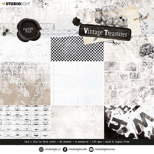 Vintage Treasures Paper Pad