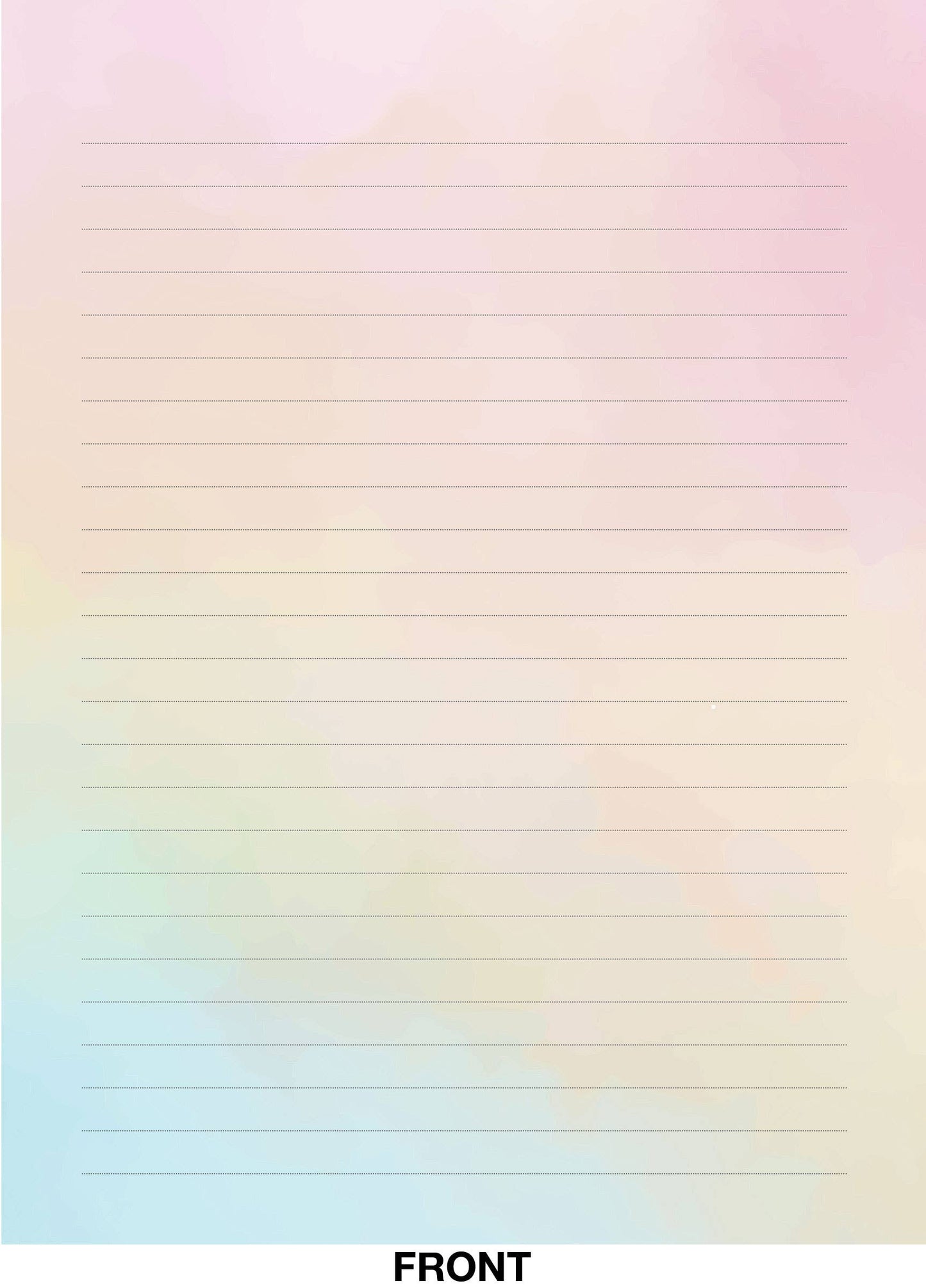 True Colors Lined Stationery Set