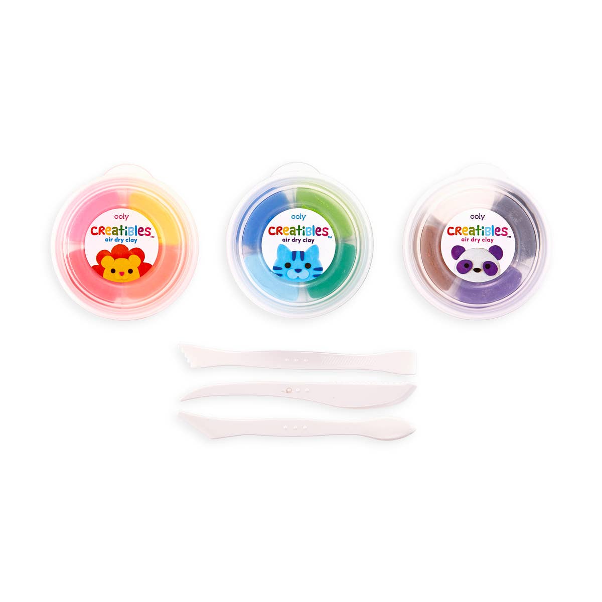 Creatibles Air Dry Clay Kit - Set of 12 Colors