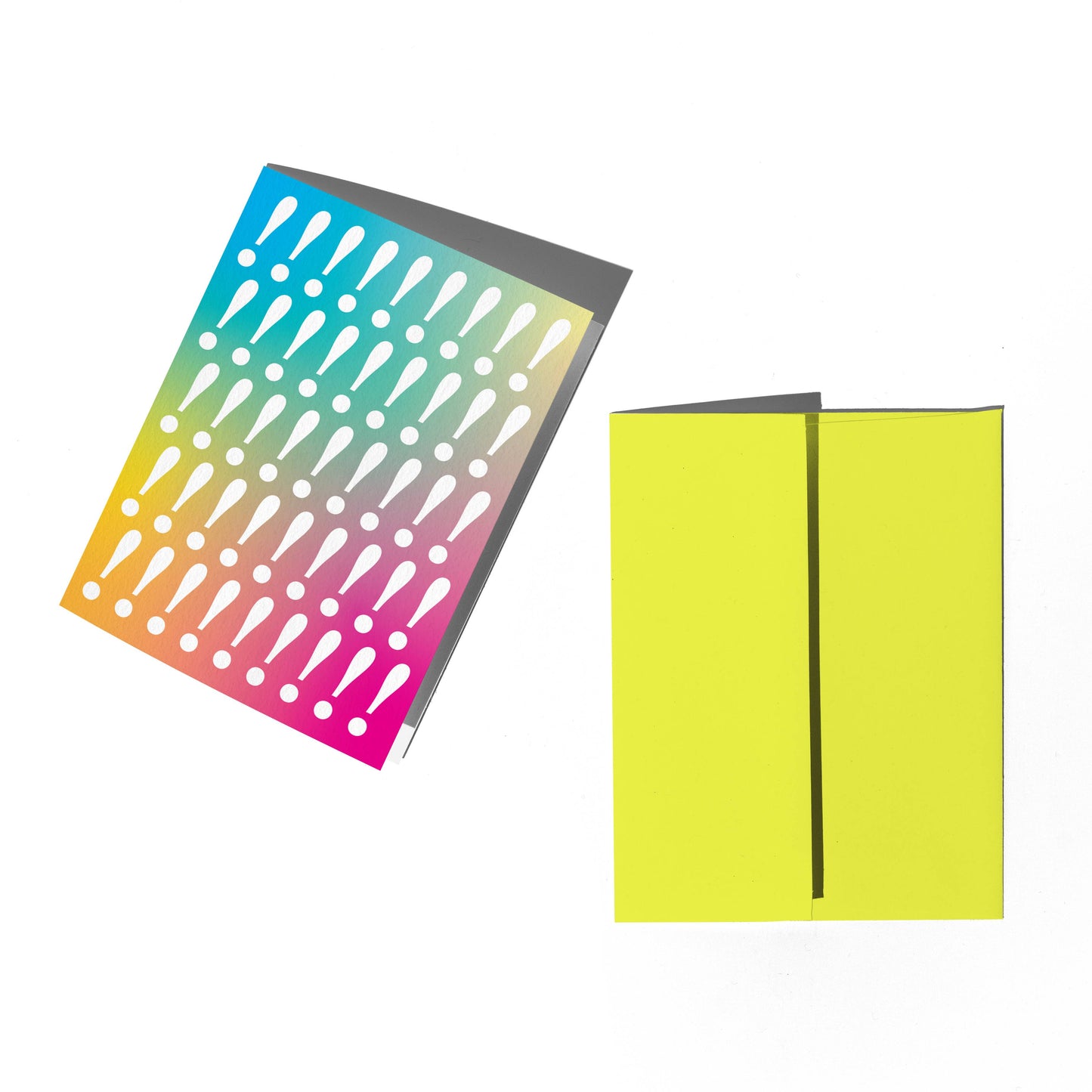Rainbow Exclamation Congratulations Card