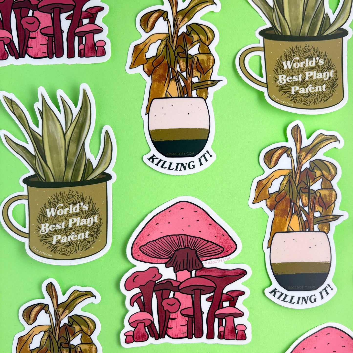 Killing It! Dead Plant Sticker