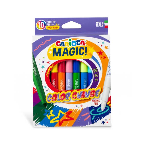 Carioca Magic Color-Change Markers, 10 pcs