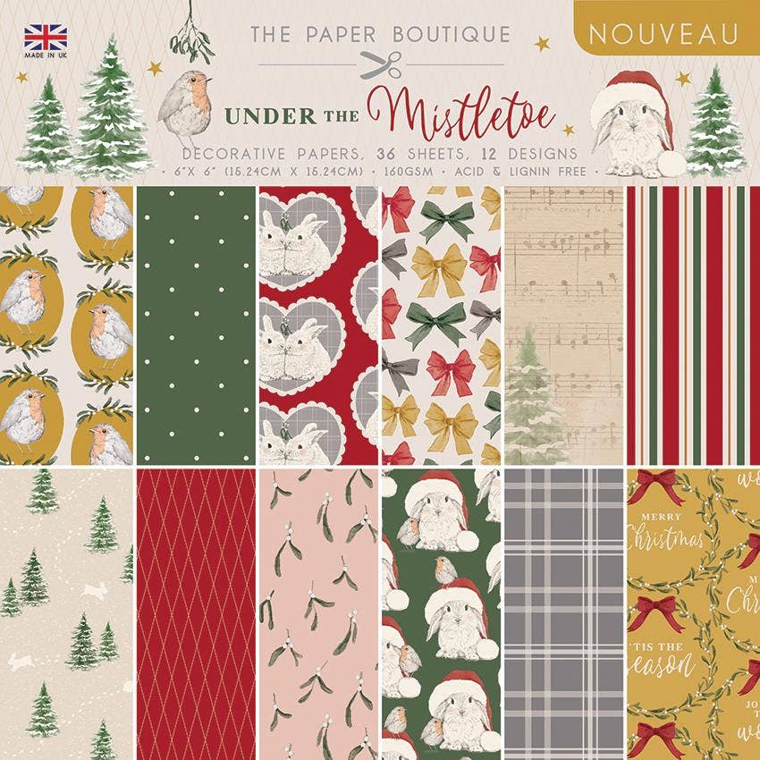 The Paper Boutique Under the Mistletoe 6x6 Paper Pad