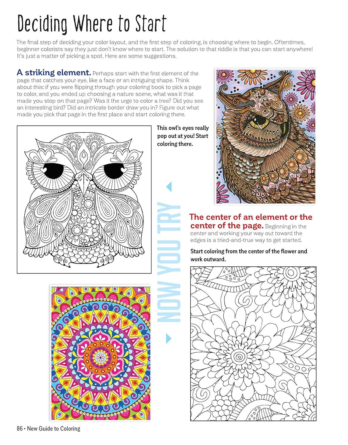 New Guide to Coloring for Crafts & Adult Coloristas