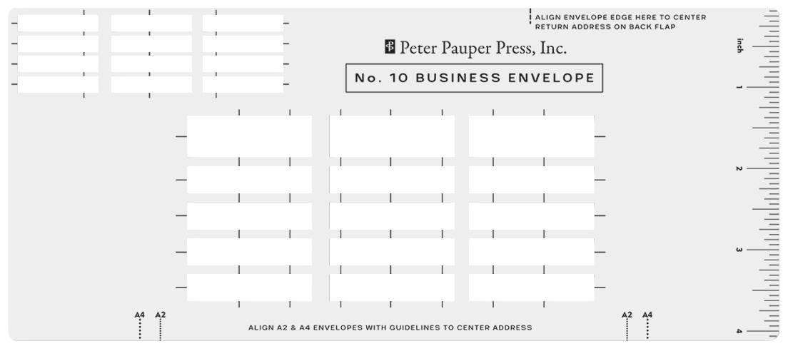 Envelope Addressing Guides