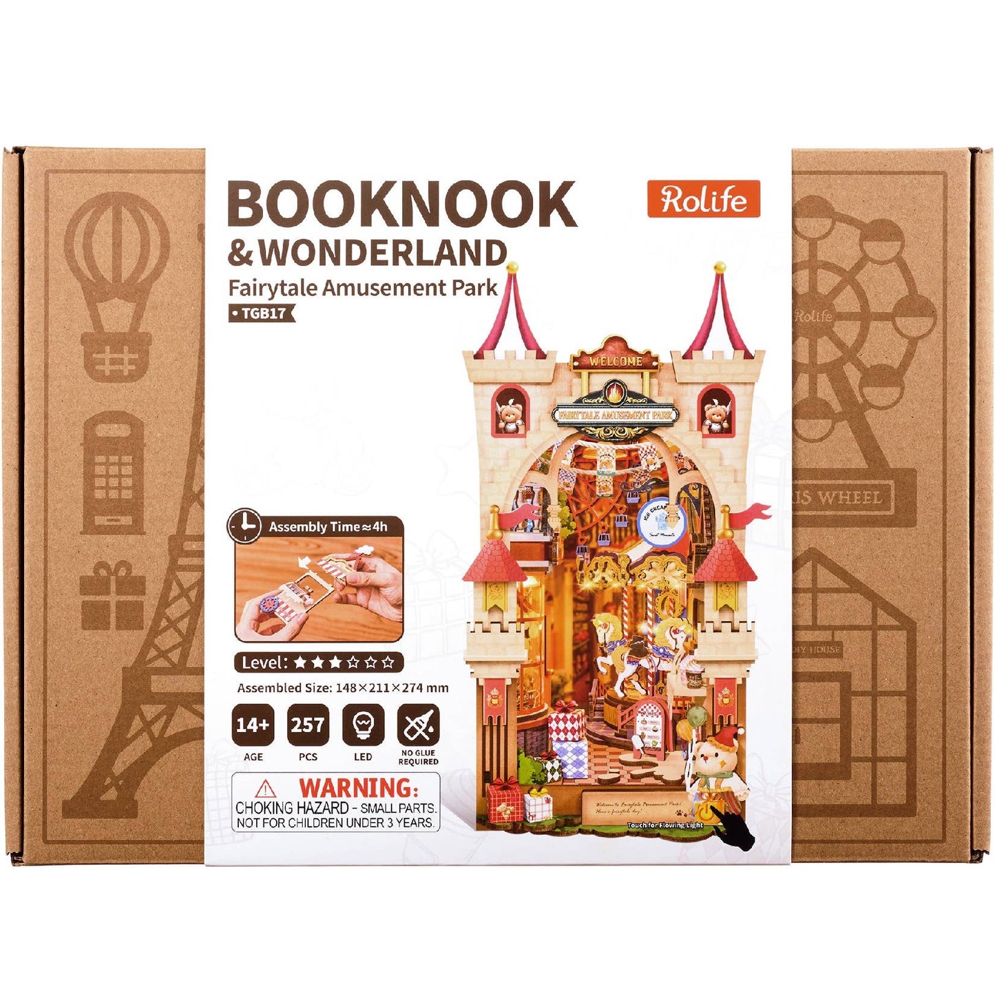 Rolife Fairytale Amusement Park DIY Book Nook TGB17