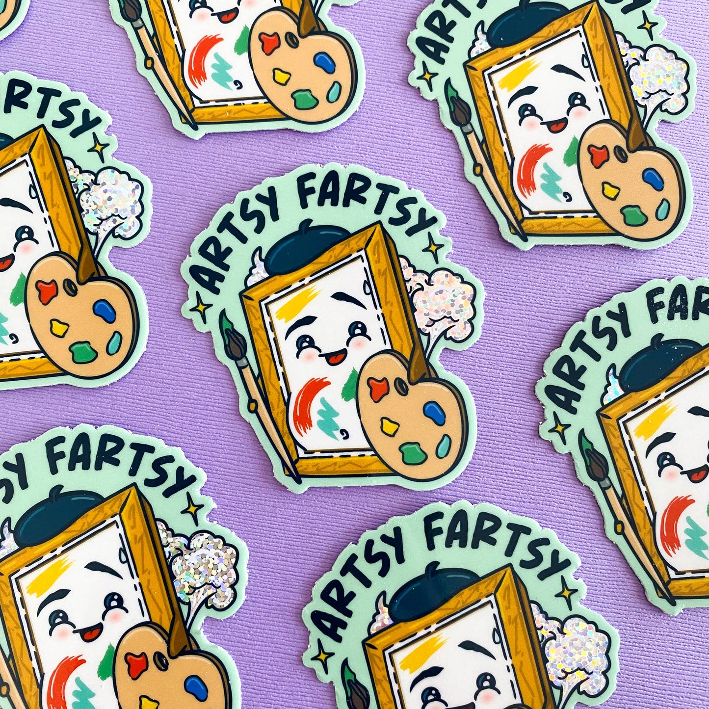 Artsy Fartsy Sticker | Artist Accessory | Art Decal