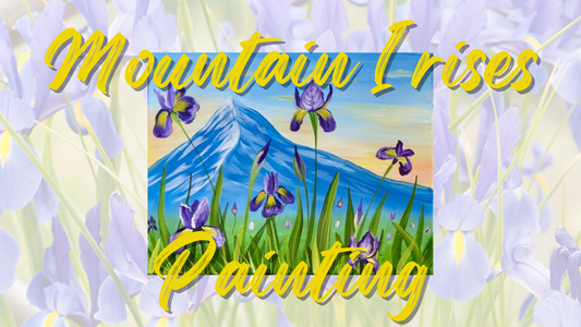 Mountain Irises Painting