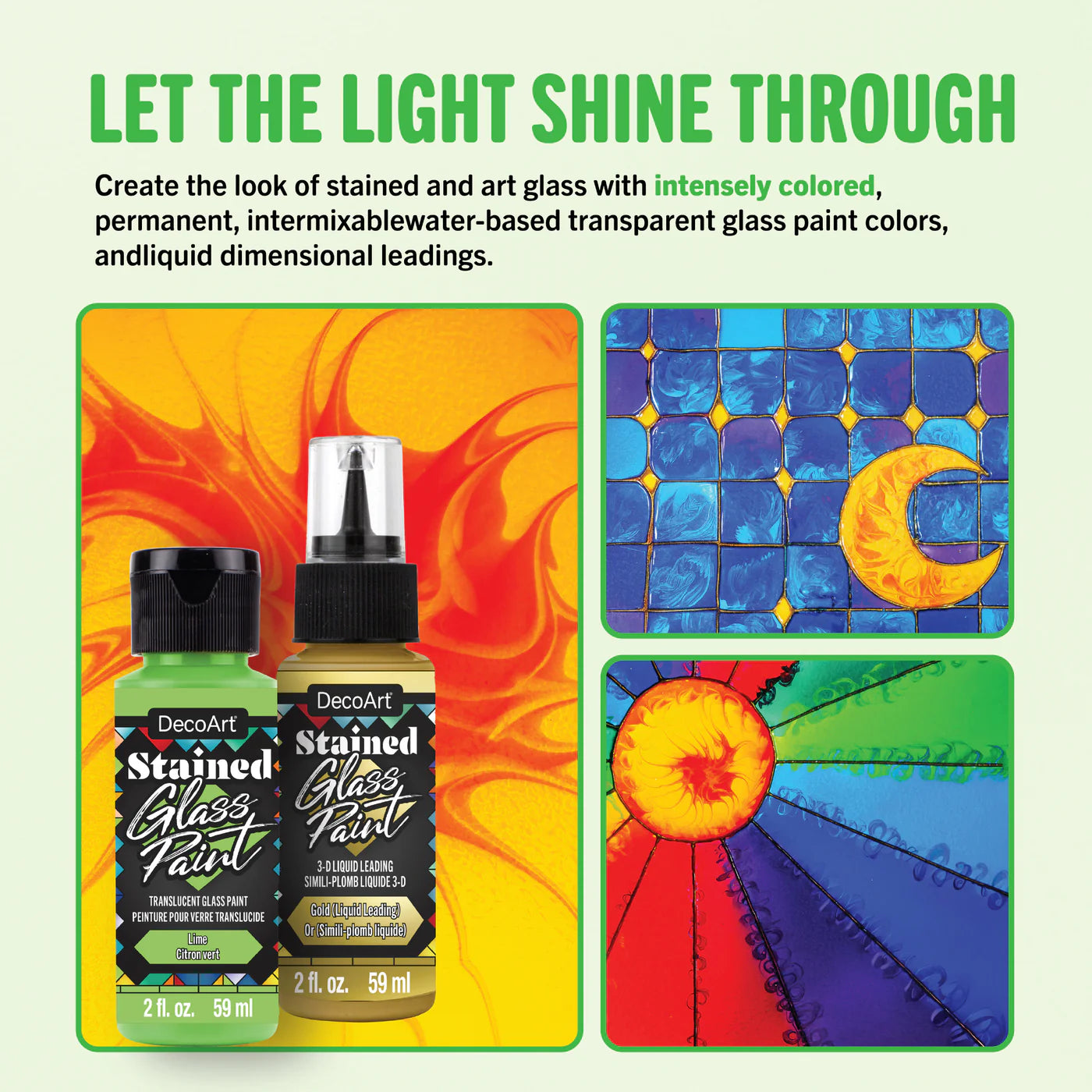DecoArt Transluscent Stained Glass Paint
