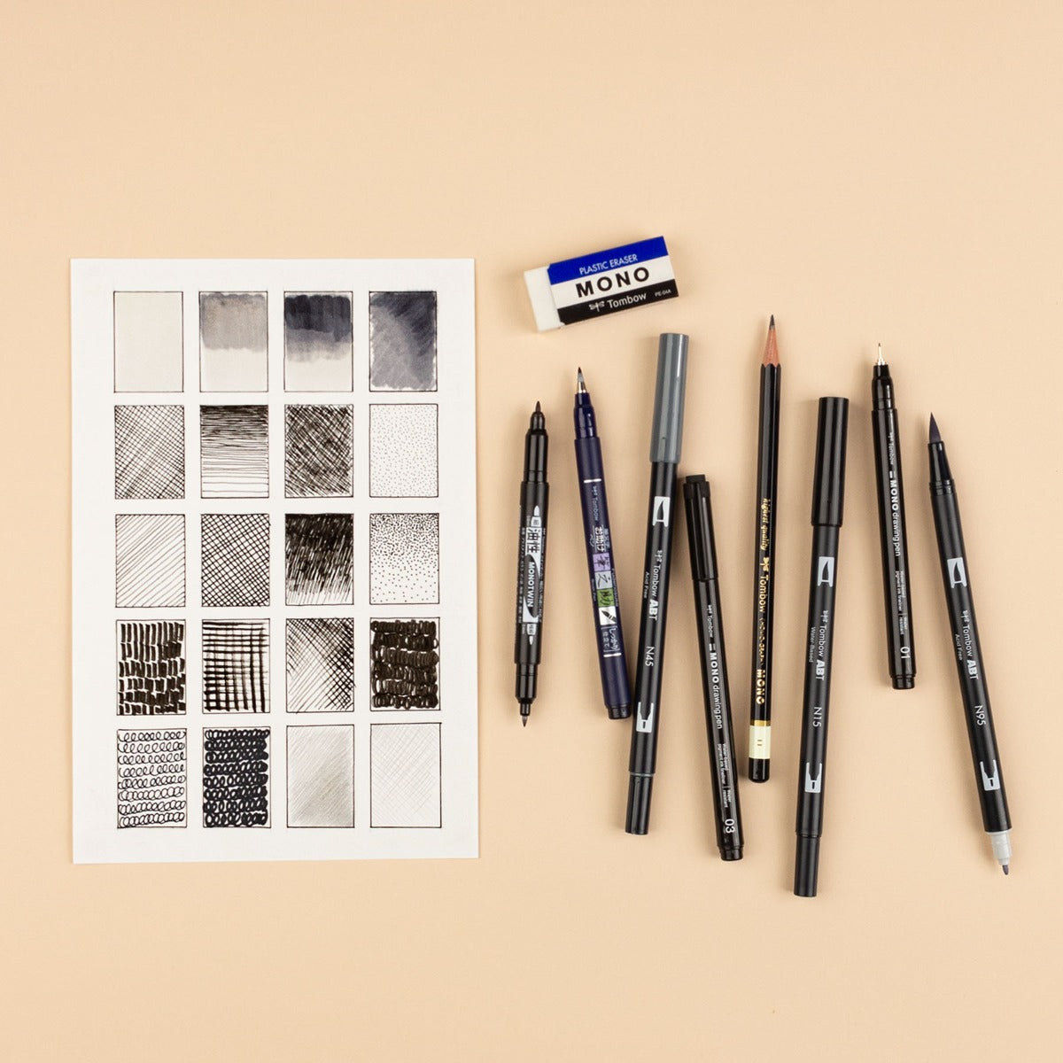 Tombow Illustration 9 Pc Set